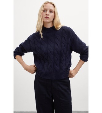 ECOALF Granatowy sweter Mimosa