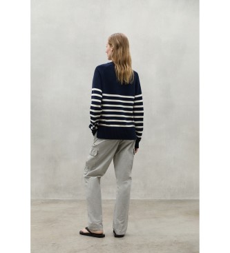 ECOALF Sweter Molie granatowy