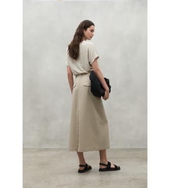 ECOALF Nara beige rok