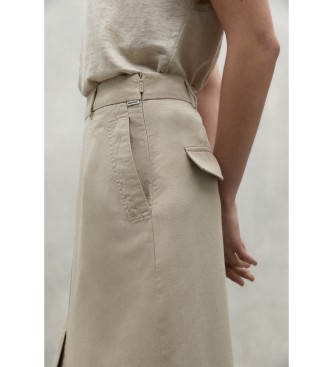 ECOALF Nara beige rok