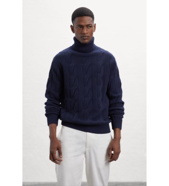 ECOALF New Brun navy jumper