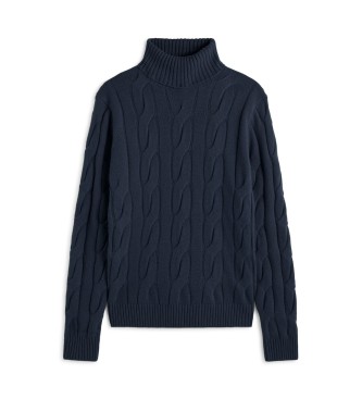 ECOALF New Brun Marineblauer Pullover