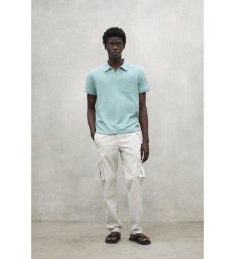 ECOALF Olivera turkis poloshirt