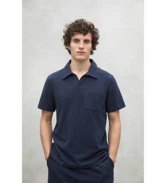 ECOALF Olivera navy polo shirt