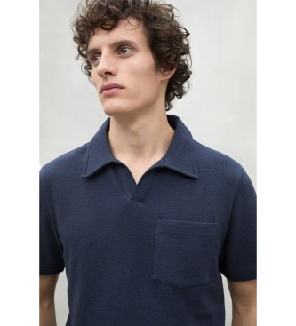 ECOALF Olivera navy polo shirt