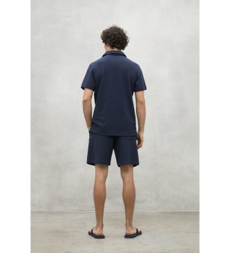 ECOALF Olivera navy polo shirt