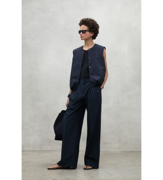 ECOALF Oniar navy trousers