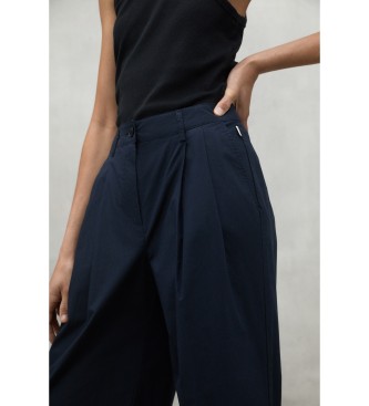 ECOALF Oniar navy trousers