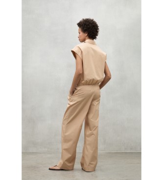 ECOALF Oniar brown trousers