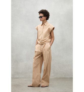 ECOALF Oniar brown trousers