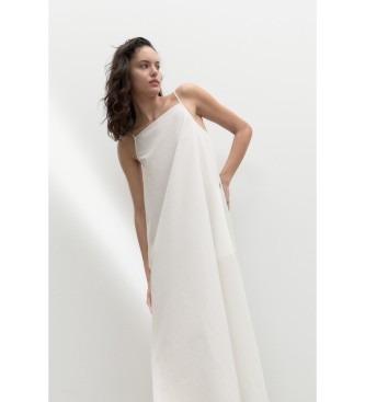 ECOALF Perlaalf kjole hvid