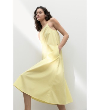 ECOALF Perlaalf gul kjole