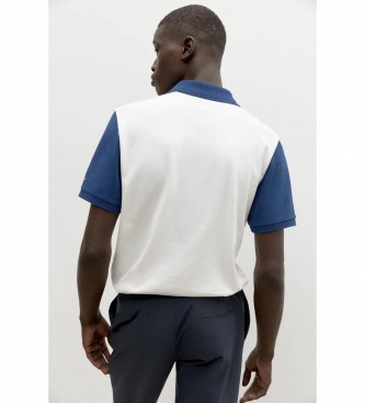 ECOALF Polo Bloquialf blanc