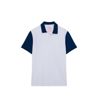 ECOALF Polo Bloquialf blanco