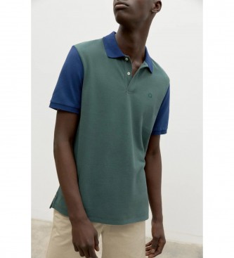 ECOALF Bloquialf green polo shirt