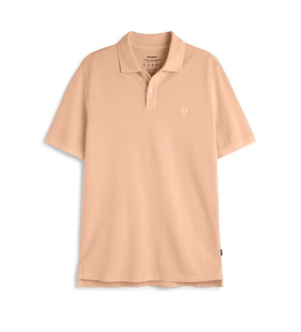 ECOALF Ted orange polo shirt