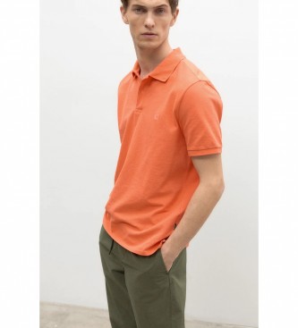 ECOALF Tedalf Camisa plo cor-de-laranja normal