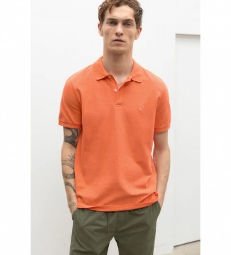 ECOALF Tedalf Regular orange polo shirt