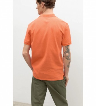 ECOALF Tedalf Redna oranžna polo majica