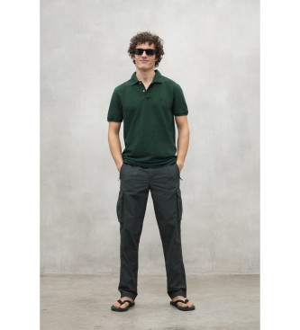 ECOALF Tedan green polo shirt