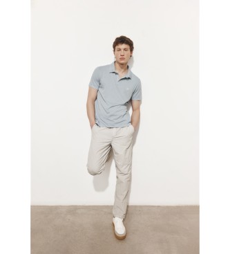 ECOALF Theo Polo niebieski