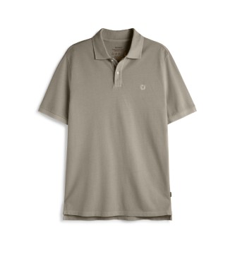 ECOALF Ted green polo shirt