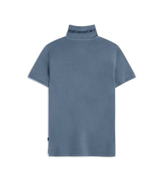 ECOALF Polo bleu Tedan