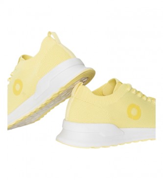 ECOALF Princealf stickade sneakers gul