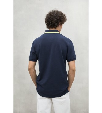 ECOALF Rayan navy polo shirt