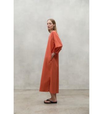 ECOALF Serpentina orangefarbenes Kleid