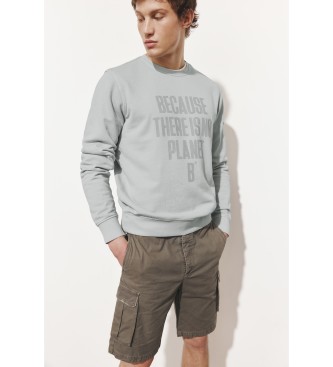ECOALF Sudadera Bardera azul perla