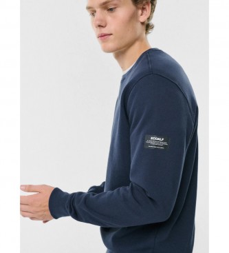 ECOALF Sweat-shirt bleu marine Percoalf