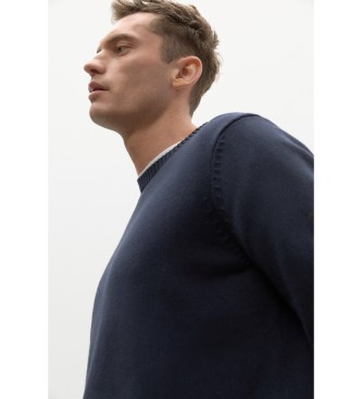 ECOALF Tailalf navy knitted jumper