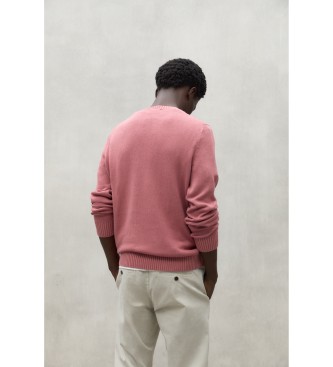 ECOALF Rožnati pulover z repom