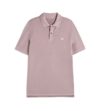 ECOALF Tano lilla poloshirt