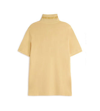 ECOALF Tano yellow polo shirt