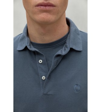 ECOALF Ted blue polo shirt