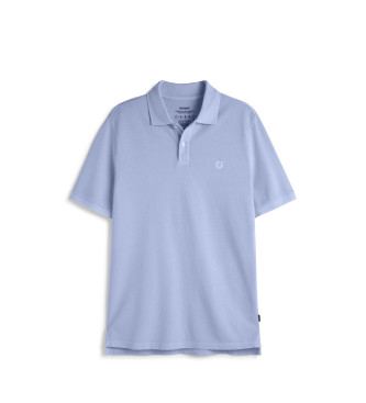 ECOALF Ted blue polo shirt