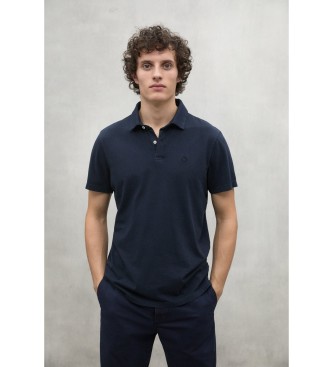 ECOALF Granatowa koszulka polo Theo