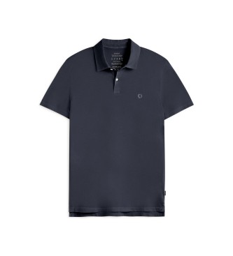 ECOALF Granatowa koszulka polo Theo