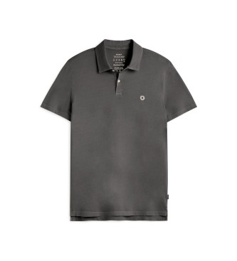 ECOALF Szara koszulka polo Theo