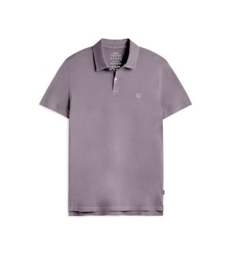 ECOALF Liliowa koszulka polo Theo
