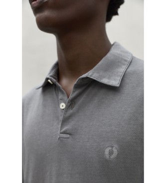 ECOALF Theo grey polo shirt