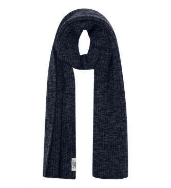 ECOALF Recycled wool scarf Thickalf Navy