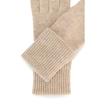 ECOALF Thin beige gloves