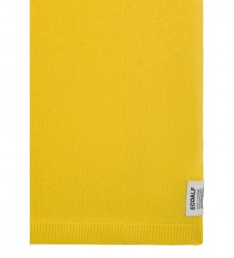 ECOALF Recycled woollen scarf Thinalf grey, yellow