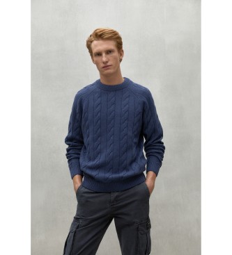 ECOALF Tilo marineblauer Pullover