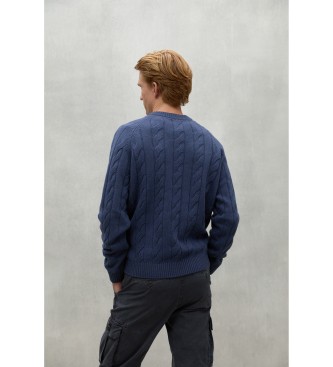 ECOALF Tilo marineblauer Pullover