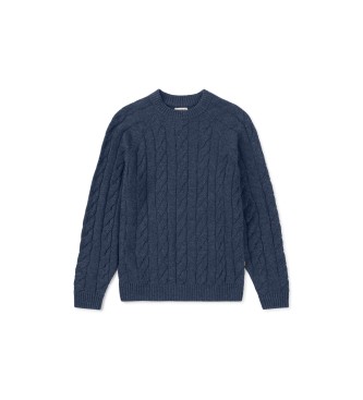 ECOALF Granatowy sweter Tilo