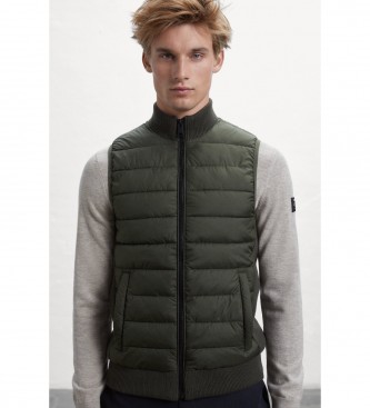 ECOALF Gilet con rifiniture verdi